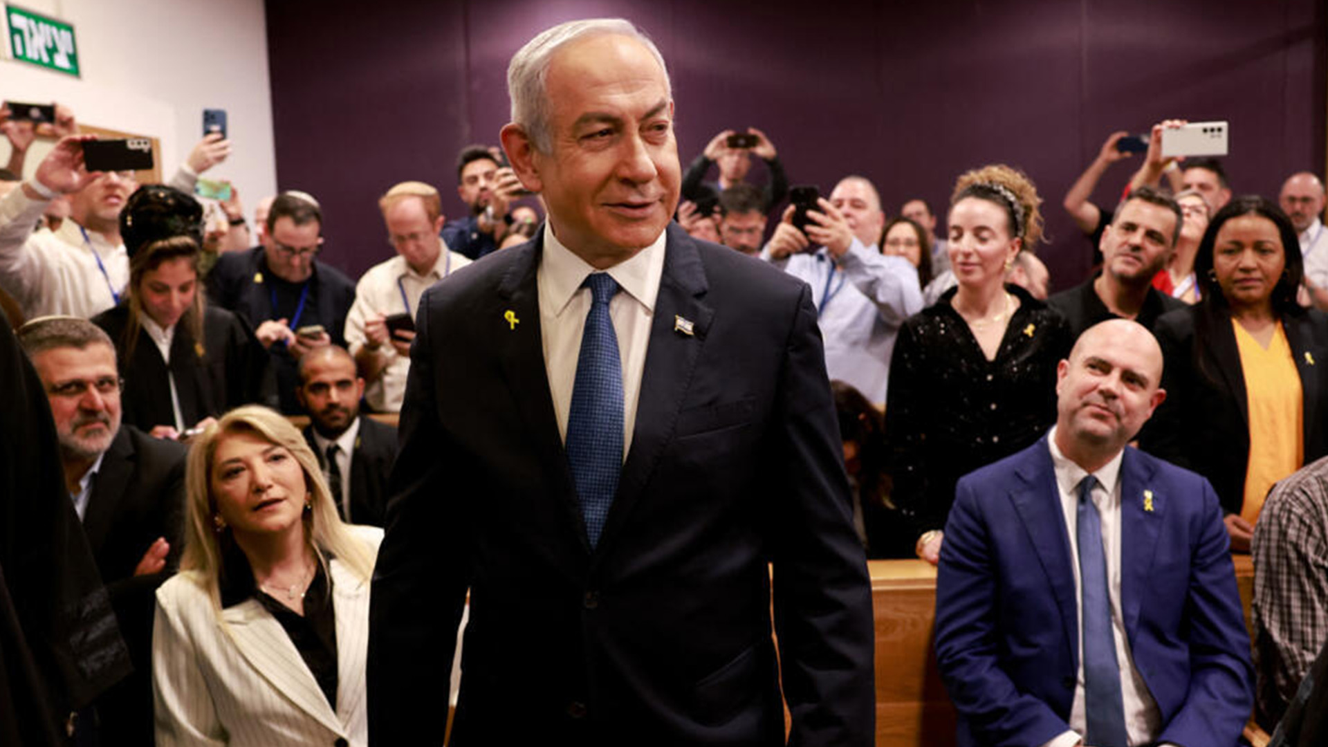 Benyamin Netanyahu à la barre pour la reprise de son procès pour corruption Benyamin Netanyahu à la barre pour la reprise de son procès pour corruption