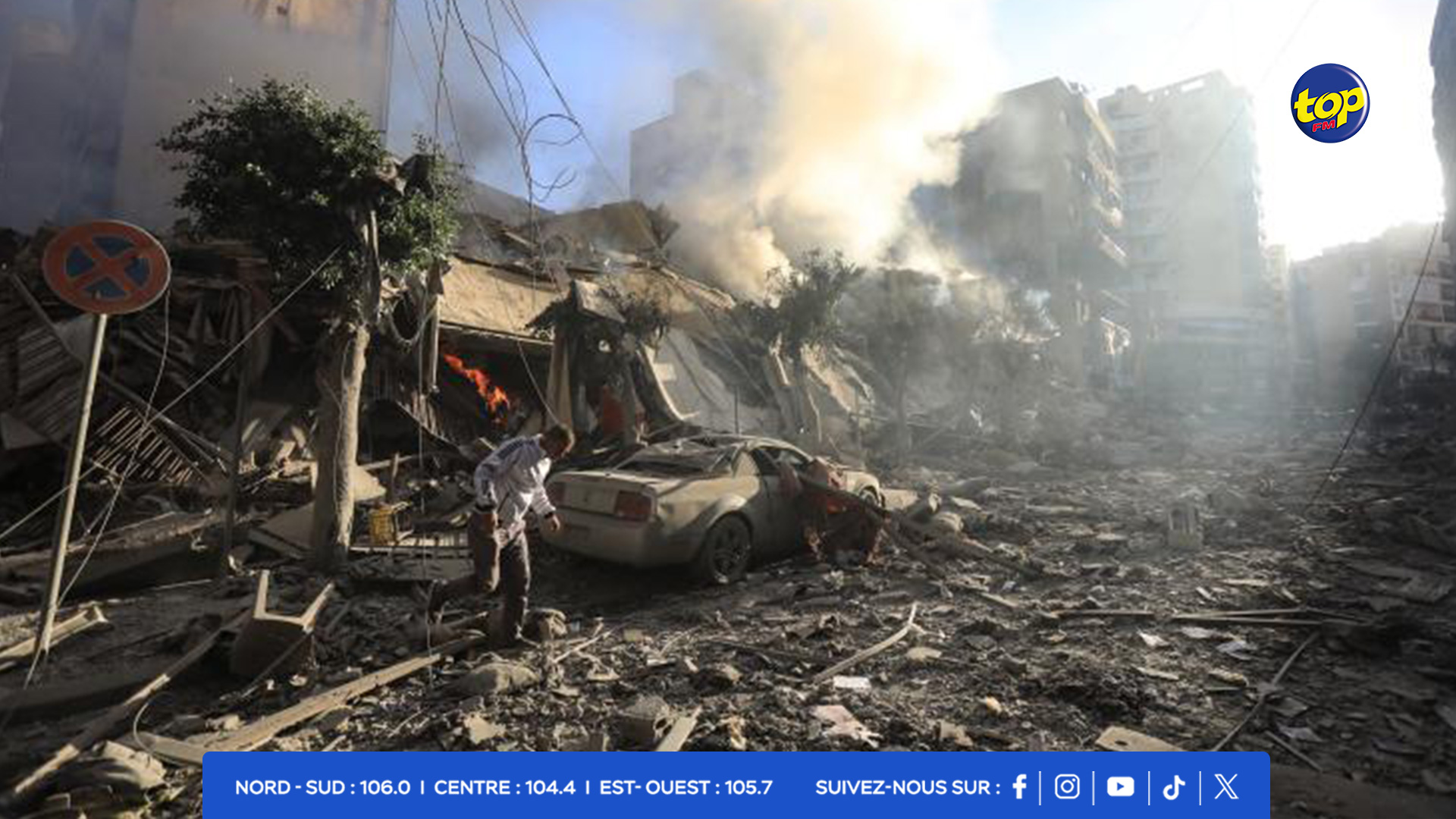 Israël poursuit ses raids à Beyrouth Israël poursuit ses raids à Beyrouth