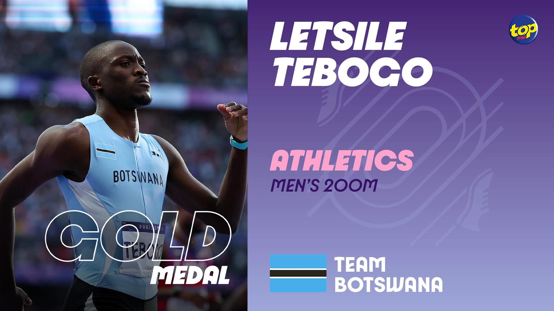 Letsile Tebogo s'offre l'or sur 200m Letsile Tebogo s'offre l'or sur 200m