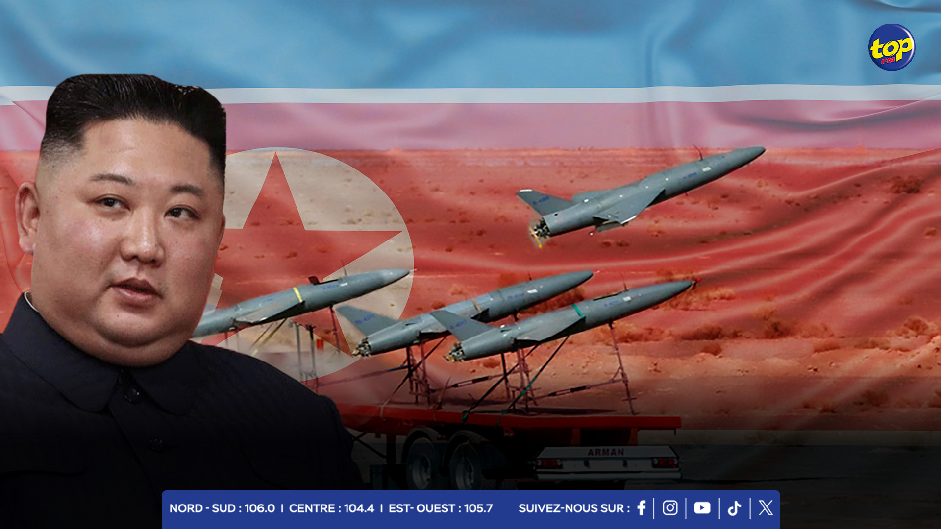 Corée du Nord: Kim Jong-un ordonne une «production massive» de drones explosifs
