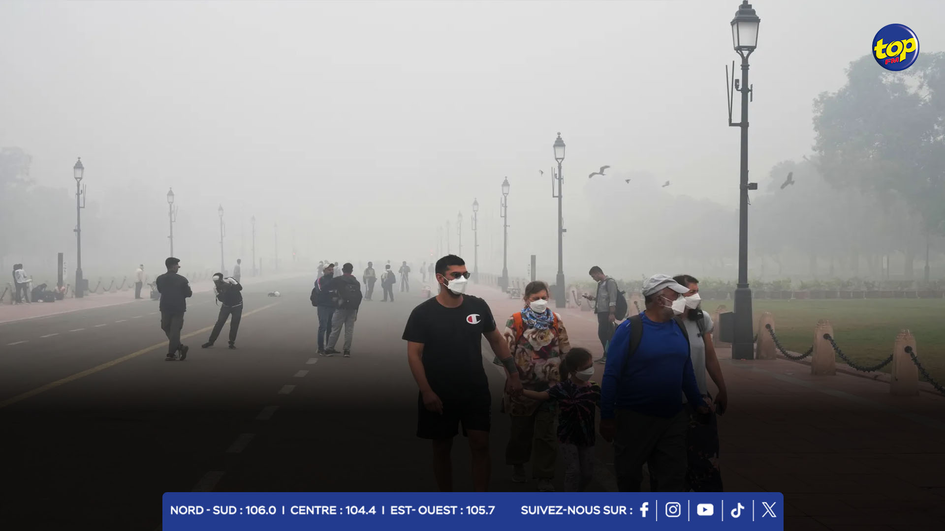 Inde : New Delhi suffoque alors que les niveaux de pollution atmosphérique atteignent 50 fois la limite de sécurité