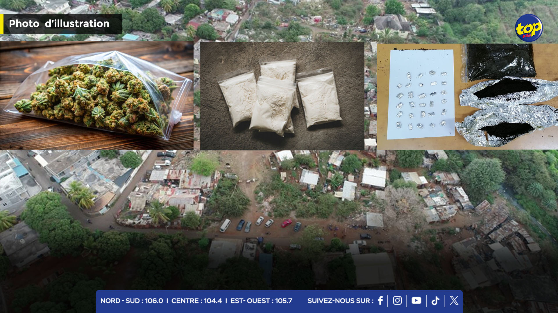 À Karo-Kalyptis : Plus de 500 grammes de drogues saisies lors d’une opération antidrogue