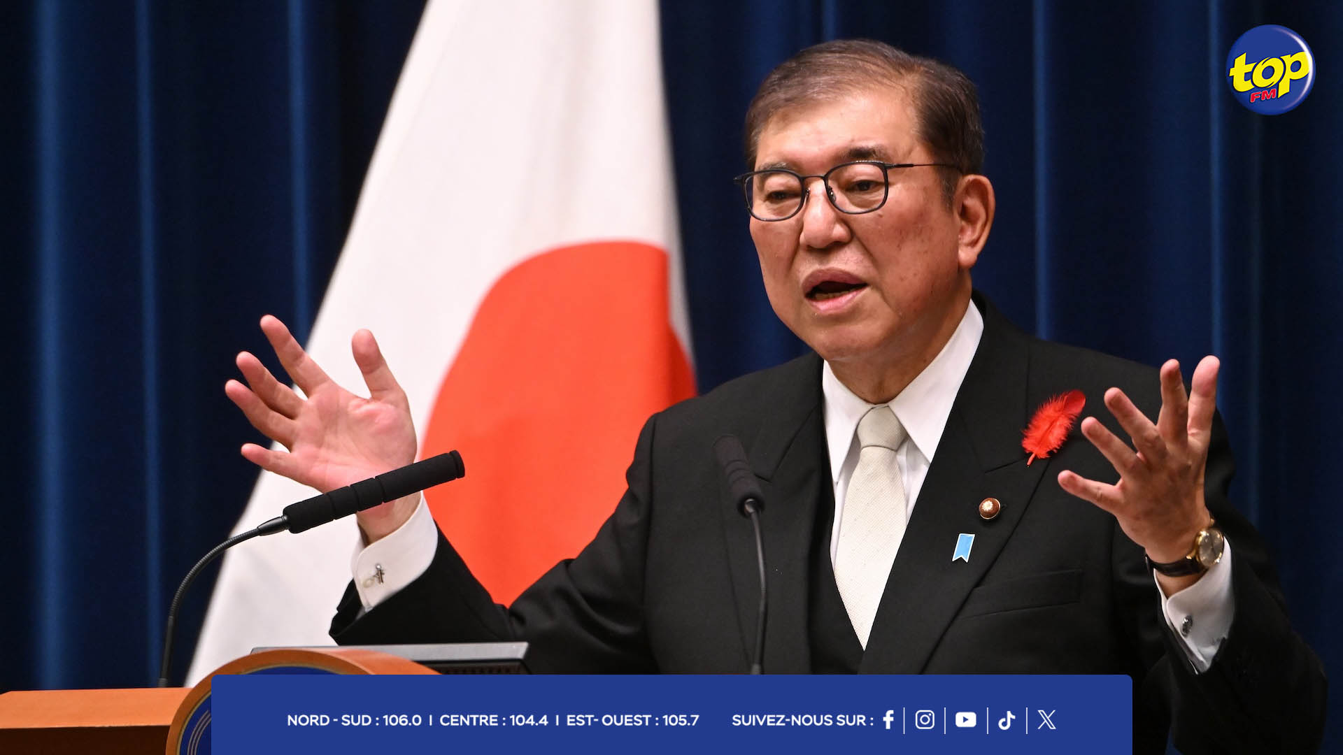 le Premier ministre Shigeru Ishiba le Premier ministre Shigeru Ishiba