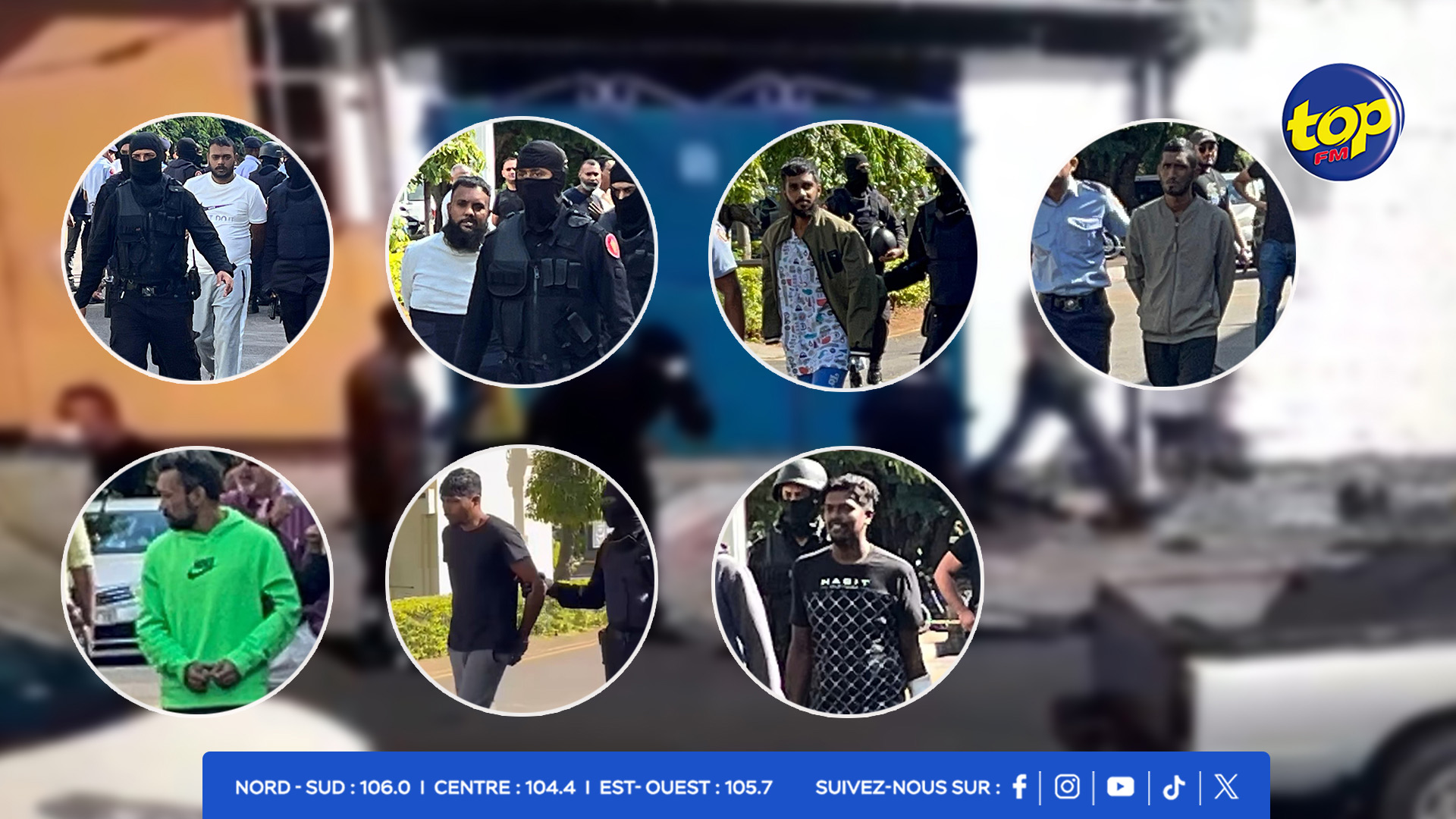 les 7 suspects comparaissent devant la justice ce mardi les 7 suspects comparaissent devant la justice ce mardi